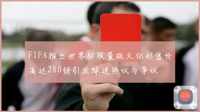 FIFA推出世界杯限量版文化衫售价高达280镑引发球迷热议与争议